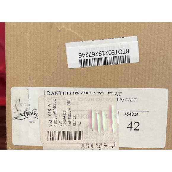 $1,195 NIB Christian Louboutin Pik Boat Brown Suede Spike Slip On Sneakers 9(42)